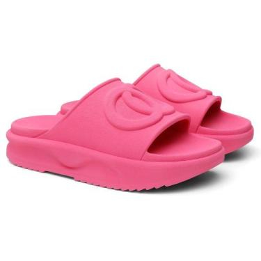 Imagem de Chinelo Feminino Nuvem Ortopédico Plataforma Macio Confortavel Rosa - 
