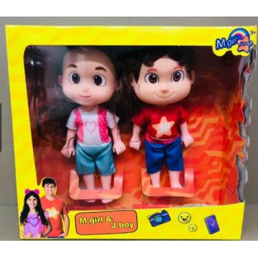 Imagem de Kit com 2 bonecos maria clara e jp - BBLK