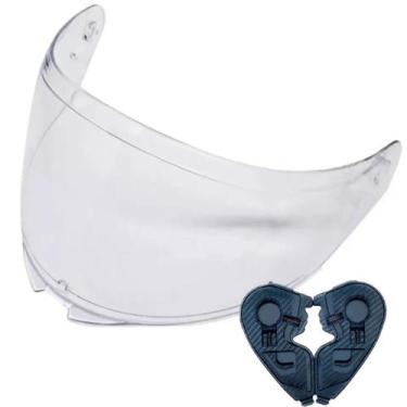 Imagem de Kit Viseira Capacete Helt Polar Avant Ebf X Troy Ff526 Mais Reparo Fix