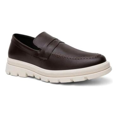 Imagem de Mocassim Moderno Tratorado Masculino Slip On Sapato Conforto - Marchi 