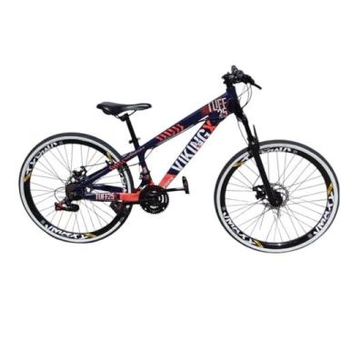 Imagem de Bicicleta Aro 26 Vikingx Tuff 25 Aluminio Freeride 21 Velocidades Mtb 