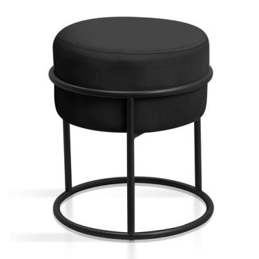 Imagem de Banqueta Para Penteadeira Argola De Ferro Design Moderno Decoração Par