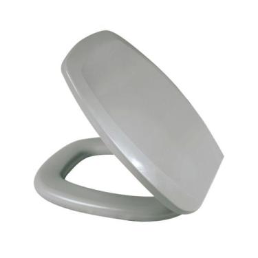Imagem de Assento Almofadado Thema Cinza Claro Tampa para Vaso Incepa - METASUL