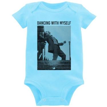 Imagem de Body Bebê Dancing with myself - Foca na Moda, Azul bebê, P