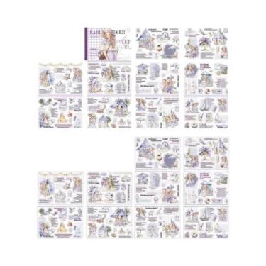Imagem de Livro de Adesivos para Meninas - Série Querida - 20 Peças com 4 Estilo