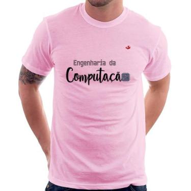 Imagem de Camiseta Engenharia da Computação - Foca na Moda, Rosa bebê, P