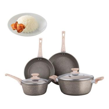 Imagem de Conjunto Completo  Panelas  Cozinhas Modernas Revestimento Inovador - 