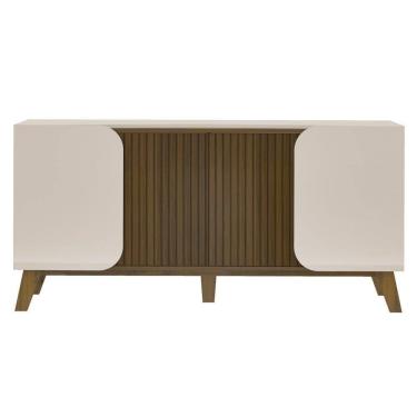 Imagem de Buffet 4 Portas Sala De Jantar 160 Cm 4505 Off White Pinho Arly Off White Pinho