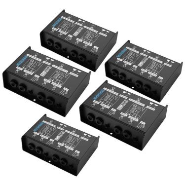 Imagem de Kit 5 Direct Box Passivo Duplo Wireconex WDI 500.2 Casador de impedância