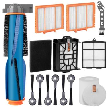 Imagem de Peças de reposição AV2501S para Shark AV2501AE RV2502AE RV2520AOUS AV2510AOUS AV2511AE RV2610WA AV2610WA AI Ultra Robot Aspirador com escova principal, filtros pré-motor, filtro primário, escovas