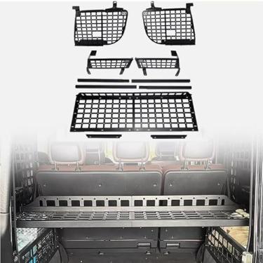 Imagem de Autophoton Para Mercedes-Benz G-Class G500 G550 2004-2018 porta-malas traseiro Molle organizador de acessórios para carro zona de reunião (kit inteiro)