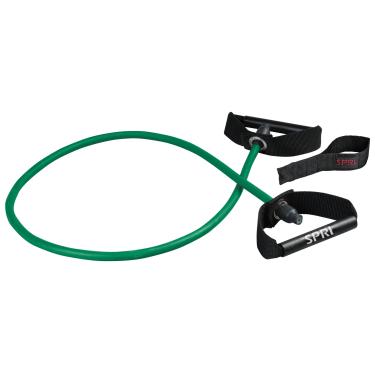Imagem de SPRI Faixas de resistência Xertube com alças – Todos os cabos de exercícios vendidos separadamente com opção de fixação de âncora de porta de ginástica em casa