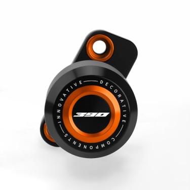 Imagem de Goxmoto Proteção contra quedas de quadro de motocicleta CNC compatível com K.TM 390 DUKE 2024 Protetores de carenagem de motor DUKE390 DUKE 390 Acessórios (laranja)