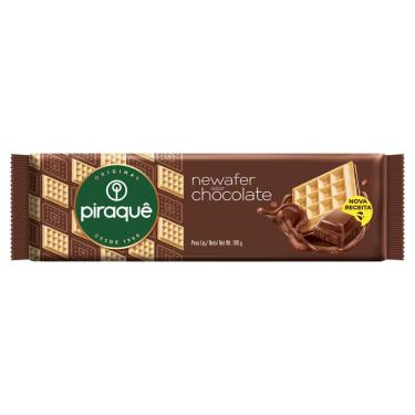 Imagem de Biscoito wafer com recheio chocolate piraquê newafer pacote 100G