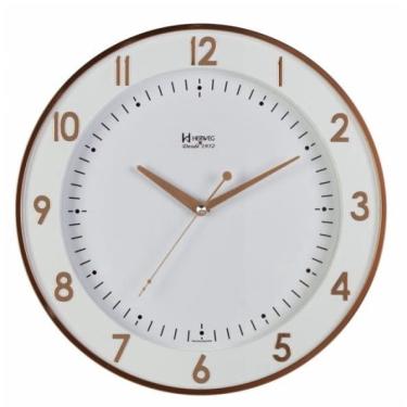 Imagem de Relógio Parede Herweg 6806 309 Branco Rosê 34cm