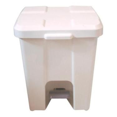 Imagem de Cesto De Lixeira Quadrada Plastica Com Pedal 15 Litros - JSN