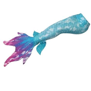 Imagem de Cauda Sereia Especial Nadadeira Barbatana Carolina - Sirenita, Azul c,