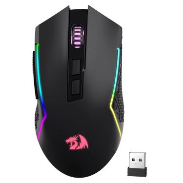 Imagem de Mouse para jogos sem fio Redragon M693 8000 dpi com 7 Macro