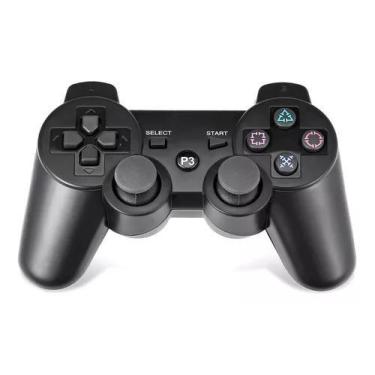 Imagem de Kit 2 Manete Controle Compativel Sem Fio Ps3 - Rhos