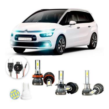 Imagem de Ultra Led Nano 22000lm Citroen C4 Picasso 2016-21 H1 H7 H16 - LUXLED y