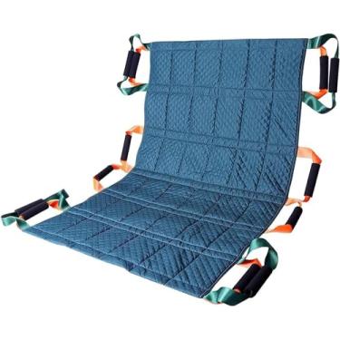 Imagem de EHVYBDX Almofada Ositioning com alças reforçadas, colchão de incontinência, pano deslizante reutilizável para idosos, forro protetor de cama, forro impermeável, posicionamento, colchão, alça de