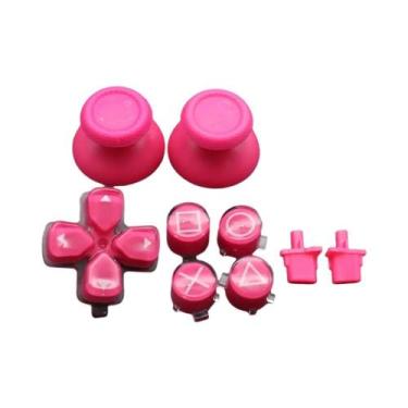 Imagem de Botões de Plástico para Controle PS5 - Substituição ABXY, D-Pad, Gatil