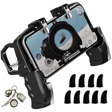 Imagem de 11 in 1 Mobile Phone Game Controller For PUBG/Call of Duty/Knives out, Cell Phone Gaming Triggers L1R1 for iPhones and Android Phones