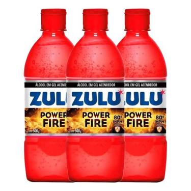 Imagem de Kit 3 Álcool Gel Acendedor De Recháuds Zulu