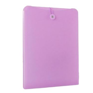 Imagem de Eitonbu Pasta sanfonada vertical expansível com 7 bolsos organizador de documentos carteira de documentos pasta organizador de arquivos de negócios A4 tamanho carta fecho de corda elástica roxo