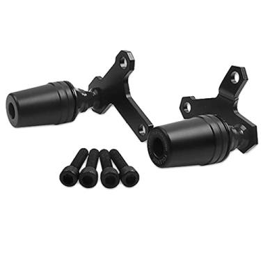 Imagem de Acc-Creativity Motocicleta CNC Alumínio Motor Crash Guard Case Frame Sliders Protector Proteção contra quedas Compatível com Yamaha XJ6 XJ6N XJ-6N 2009-2015 (preto)