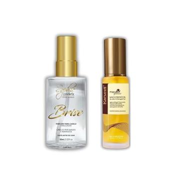 Imagem de Kit Sophie Cosmetic Brise Perfume Capilar 60ml + Óleo de Argan Marroquino 60ml, Tratamento e Fragrância para Cabelos
