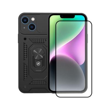 Imagem de Capa Dinamic E Pelicula Coverage Para Iphone13Promax-Gshield