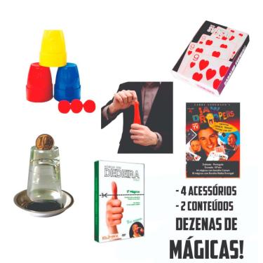Imagem de Kit De Magica O Melhor 4 - 4 Acessórios De Magicas