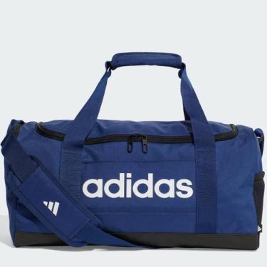 Imagem de Mala Adidas Duffel Essentials Linear Pequena Marinho, Único