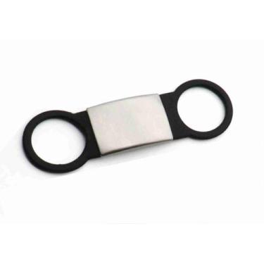 Imagem de Placa Plaquinha Identificação Personalizada Pet Cão e Gato para coleir