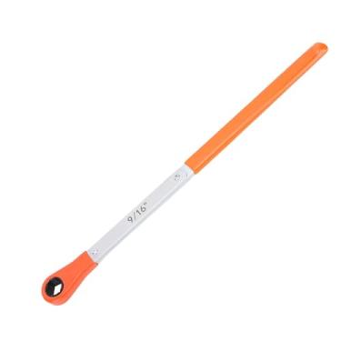 Imagem de Automatic Slack Ajustador Tool Set, Extra Longo Handle Flexível Freio Ratcheting Chave Trailer Brake Ajustamento Ferramenta para Heavy Duty Caminhões (9/16)