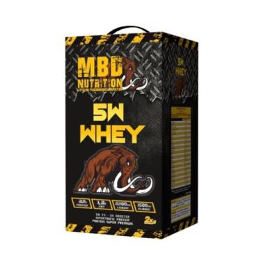 Imagem de Whey Protein 5W MBD Nutrition 2kg Proteína Concentrada Treino Musculaç
