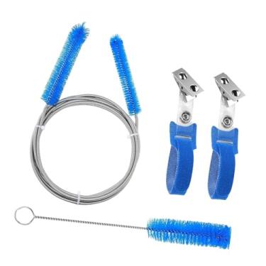 Imagem de FashionCha Escova de Limpeza de Tubo CPAP de 2 Peças com 2 Clipes de Fixação de Mangueira, Acessórios Práticos para Cinto