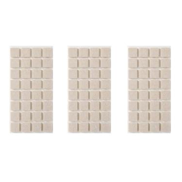 Imagem de Furnigear Protetores De Feltro Para Móveis Piso Madeira - Cadeira Autoadesivos, Pés Protetores, Deslizadores Que Movem Você Suavemente, Anti-Riscos, 96 Peças, 3/4" Quadrado