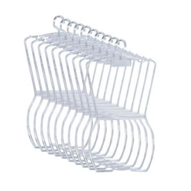 Imagem de 5-Cabide Silhueta Reforçado Adulto Acrílico Corpinho Expositor Organiz