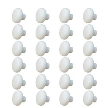 Imagem de Kit 24 Puxadores Vitória Para Móveis Porta Gaveta Armário Cozinha Redo