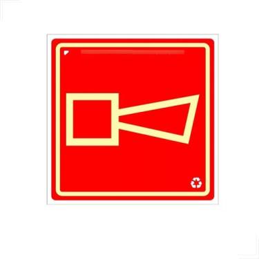 Imagem de Placa de Sinalização Alarme Sonoro de Incêndio 20x20cm - Extinorpi