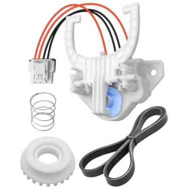 Imagem de Atuador de mudança de arruela e correia de acionamento da arruela e máquina de lavar embreagem e mola de arruela compatível com GE Hotpoint máquina de lavar roupa substituir WH03X30517 WH01X27538