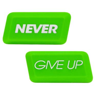 Imagem de Antivibrador Tecnifibre Spirit Never Give Up Com 02 Unidades Verde e Branco