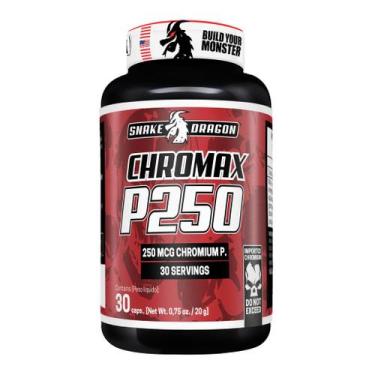 Imagem de Chromax P250 30 cápsulas Snake Dragon Red  Suplemento de Cromo