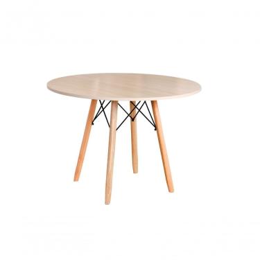 Imagem de Mesa Eames Eiffel Redonda 120 Cm - Madeirado Truffel