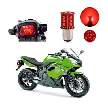 Imagem de Lâmpada Led Freio 2 Polos Sequencial Strobo Moto Ninja 650R 649CC 2011