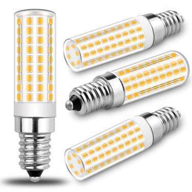 Imagem de Megereet Lâmpada Led E14 7W 750Lm 120V Lâmpadas Europeias Equivalentes A 75W, Base Para Geladeira, Exaustor, Turca, Soquete Branco Quente 3000K (4 Unidades)