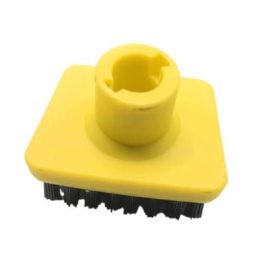 Imagem de KiBcsLic Cabeça de escova de vapor para superfícies duras, limpador a vapor profissional e estável, acessório para cabeça de varredura para piso, pia, rejunte, Pp Bristles B