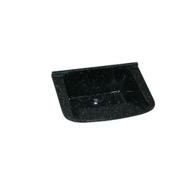 Imagem de Tanque de Lavar Roupa em Mármore Sintético Granitado 55x41cm Preto